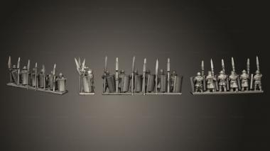 Military figurines Bretonnia Ma A Strip 3 3d model