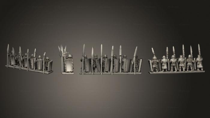 Military figurines (Bretonnia Ma A Strip 5, STKW_3688) 3D models for cnc