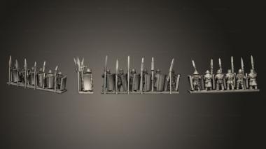 Military figurines Bretonnia Ma A Strip 5 3d model