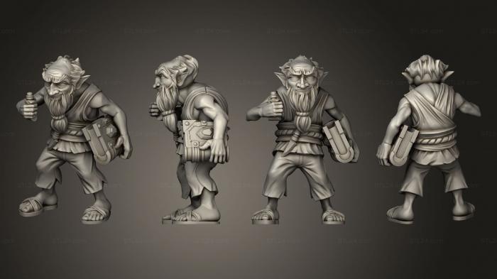 Military figurines (briyur the gnome 01, STKW_3712) 3D models for cnc