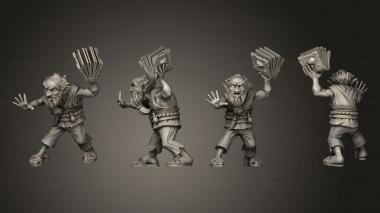 Military figurines briyur the gnome 04 3d model