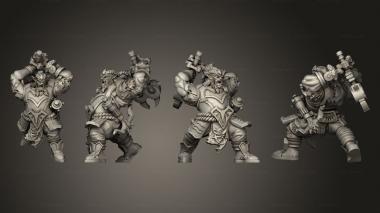 Military figurines Brok Sparks C 3d model