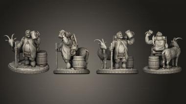 Military figurines Bronson NPC 3d model