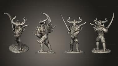 Military figurines Bronze Golem 3d model