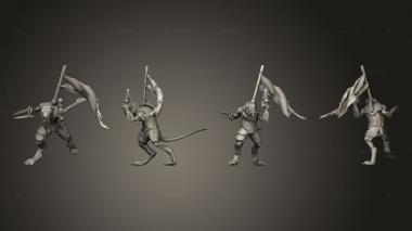Military figurines Brood Banner 01 3d model