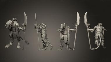 Military figurines Brood Guard 231 3d model