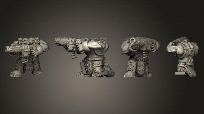 Military figurines (Broozer Assault Gunners F 3, STKW_3742) 3D models for cnc
