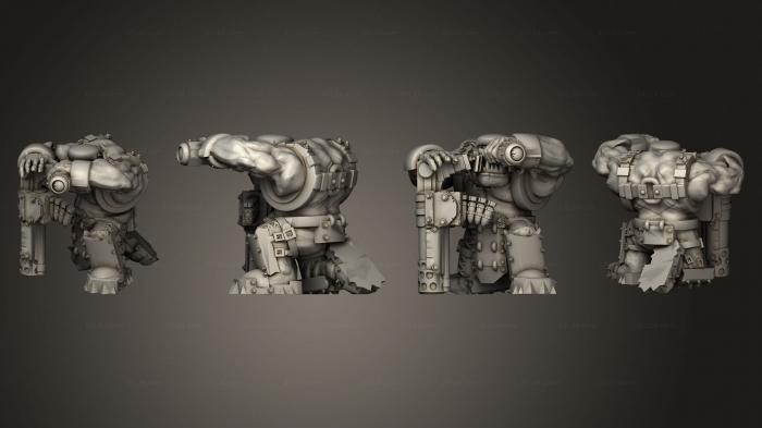 Military figurines (Broozer Assault Gunners F 5, STKW_3744) 3D models for cnc