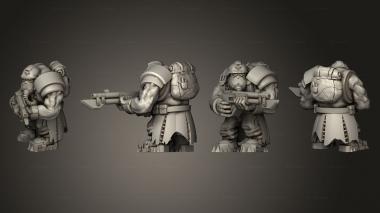 Military figurines Broozer Grunt 1 3d model