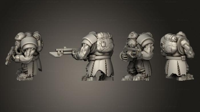 Military figurines (Broozer Guard 1, STKW_3747) 3D models for cnc