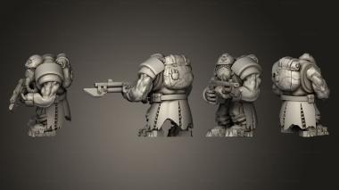 Military figurines Broozer Guard 1 3d model