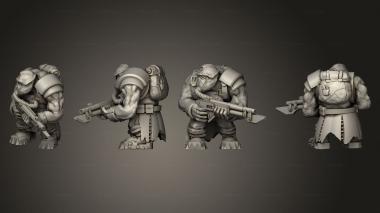 Military figurines Broozer Guard 4 3d model