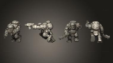 Military figurines Broozer Guard Shock Troops A Body 1 003 3d model