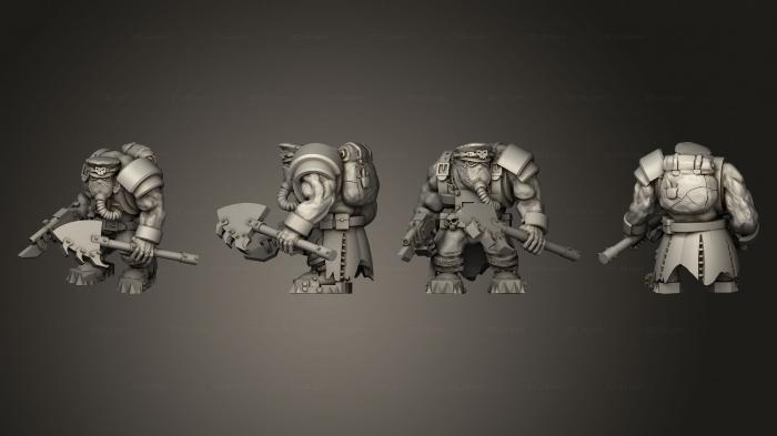 Military figurines (Broozer Guard Vet, STKW_3761) 3D models for cnc