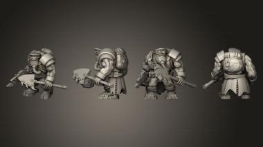 Military figurines Broozer Guard Vet 3d model