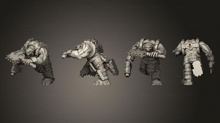 Military figurines (Broozer Shock Troopas 01, STKW_3762) 3D models for cnc