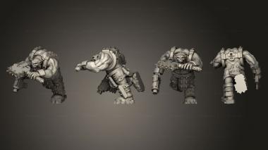 Military figurines Broozer Shock Troopas 01 3d model