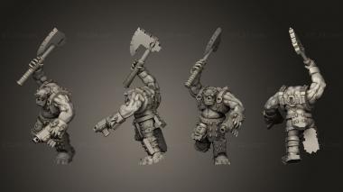 Military figurines Broozer Shock Troopas 04 3d model