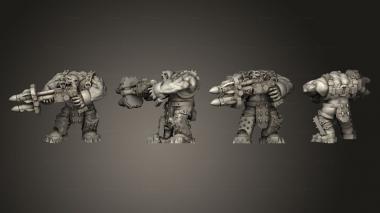 Military figurines Broozer Tank Huntas G 1 3d model