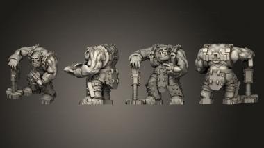 Military figurines Broozer Tank Huntas G 4 3d model