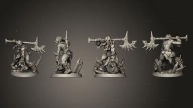 Military figurines Brunilde Snakeslayer 3d model