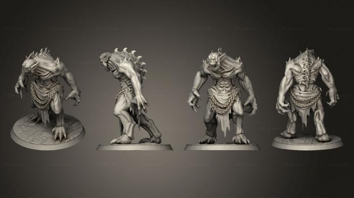 Military figurines (Brute 2, STKW_3781) 3D models for cnc