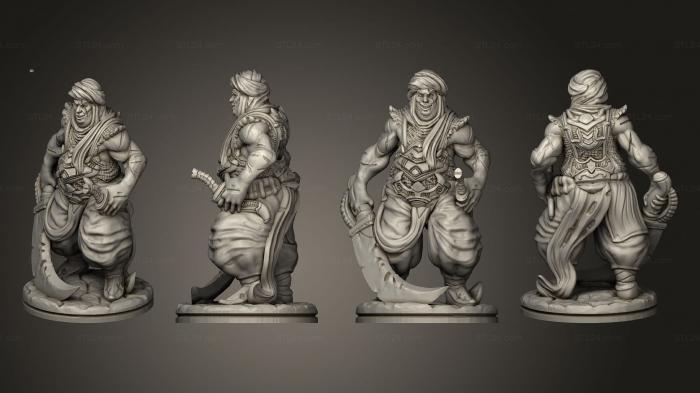 Military figurines (Brute Based 001, STKW_3783) 3D models for cnc