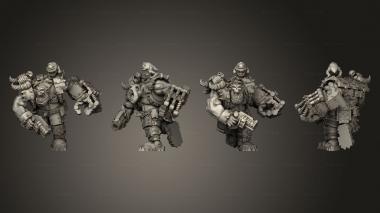 Military figurines Brute Boss C 3d model