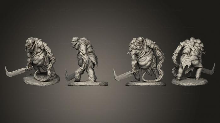 Military figurines (Brute Fiend 02, STKW_3788) 3D models for cnc