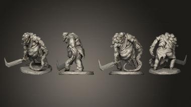 Military figurines Brute Fiend 02 3d model