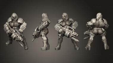 Military figurines Brute Ganger pose 5 nsfw 3d model