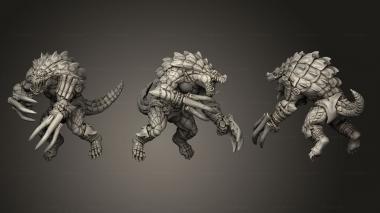 Military figurines Brute Wyvern Rider D Kit II Dual Claws 3d model