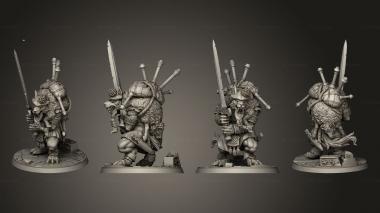 Military figurines Bryce Bard of the moon 3d model