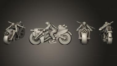 Military figurines BS Biker Fanatics 1 3d model