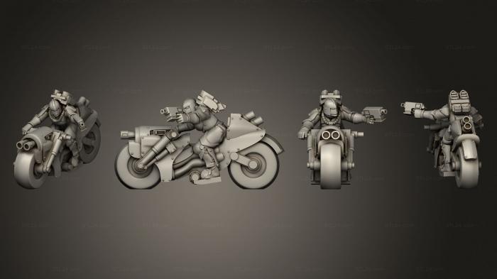 Military figurines (BS Biker Sisters 2, STKW_3825) 3D models for cnc