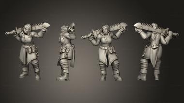 Military figurines BS Fanatics 1 3d model