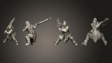 Military figurines BS Fanatics 2 3d model