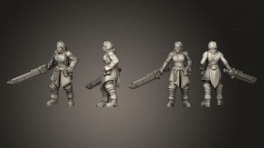 Military figurines BS Fanatics 3 3d model