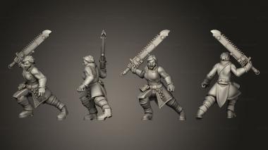 Military figurines BS Fanatics 4 3d model
