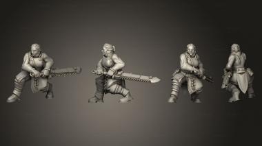 Military figurines BS Fanatics 5 3d model