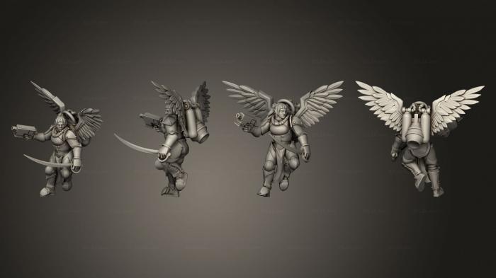 Military figurines (BS Jetpacks 3 Sword, STKW_3838) 3D models for cnc