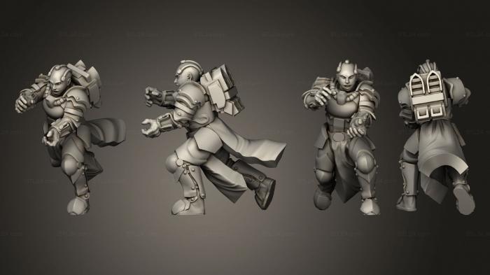 Military figurines (BS Psychic 1, STKW_3843) 3D models for cnc