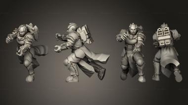 Military figurines BS Psychic 1 3d model