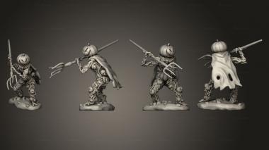 Military figurines BSG Miniatures Pumpkin Golem HQ 2 3d model