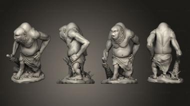 Military figurines BSG Miniatures The Troll HQ 2 troll V no support needed 3d model