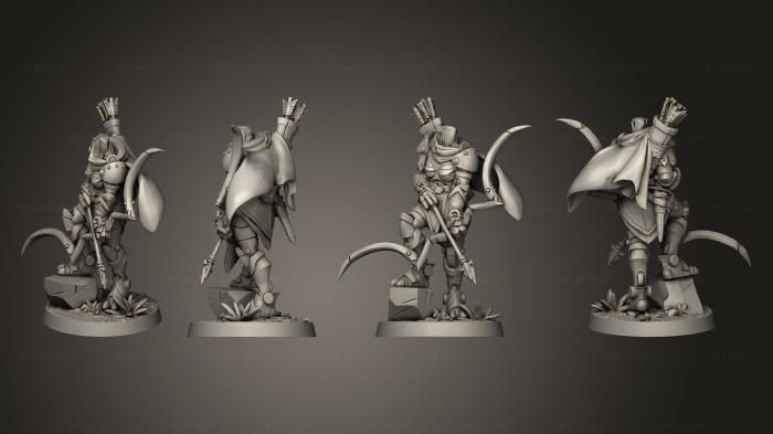 Military figurines (BTB Warfarget Ranger 01, STKW_3858) 3D models for cnc