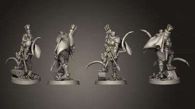 Military figurines BTB Warfarget Ranger 01 3d model
