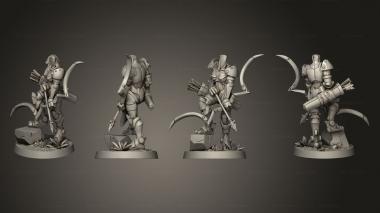 Military figurines BTB Warfarget Ranger 02 3d model