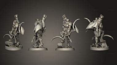Military figurines BTB Warfarget Ranger 03 3d model