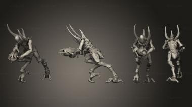 Military figurines Bug Warrior Infantry 2 3d model